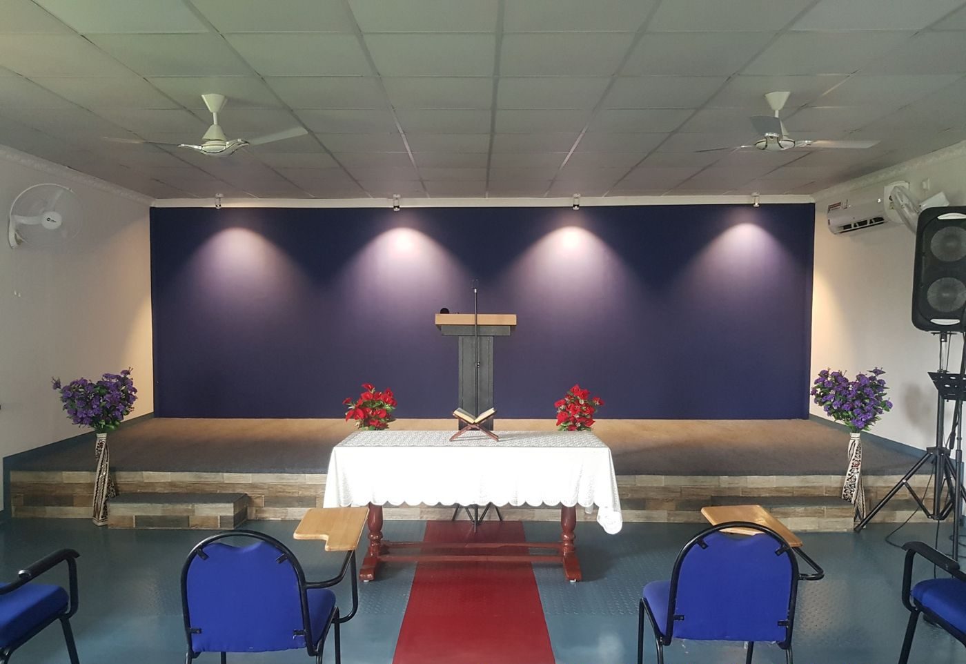 Inside the sanctuary